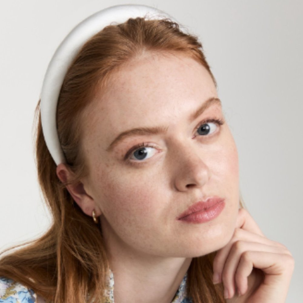 NWOT Jennifer Behr Bridal White Tori Headband